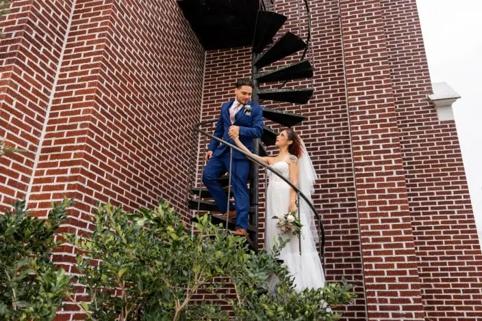 250401 courtyard staircase
