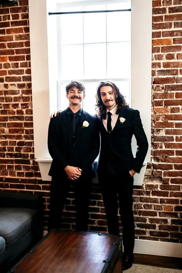 Groomsmen in The Parlor